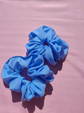 Azure Bloom Scrunchie Set