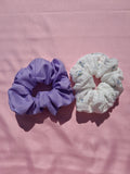 Lavender Whisper Scrunchie Set