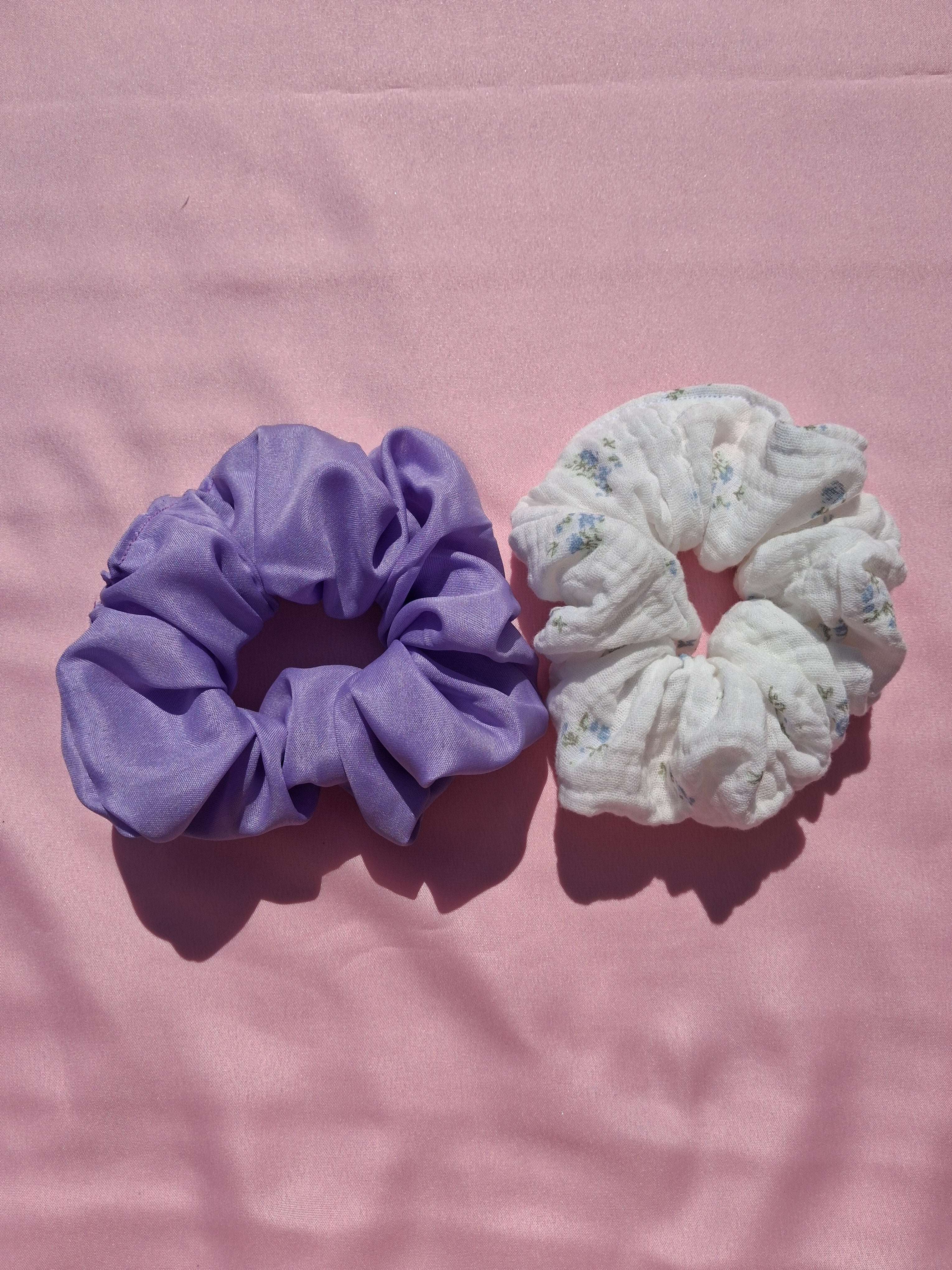 Lavender Whisper Scrunchie Set