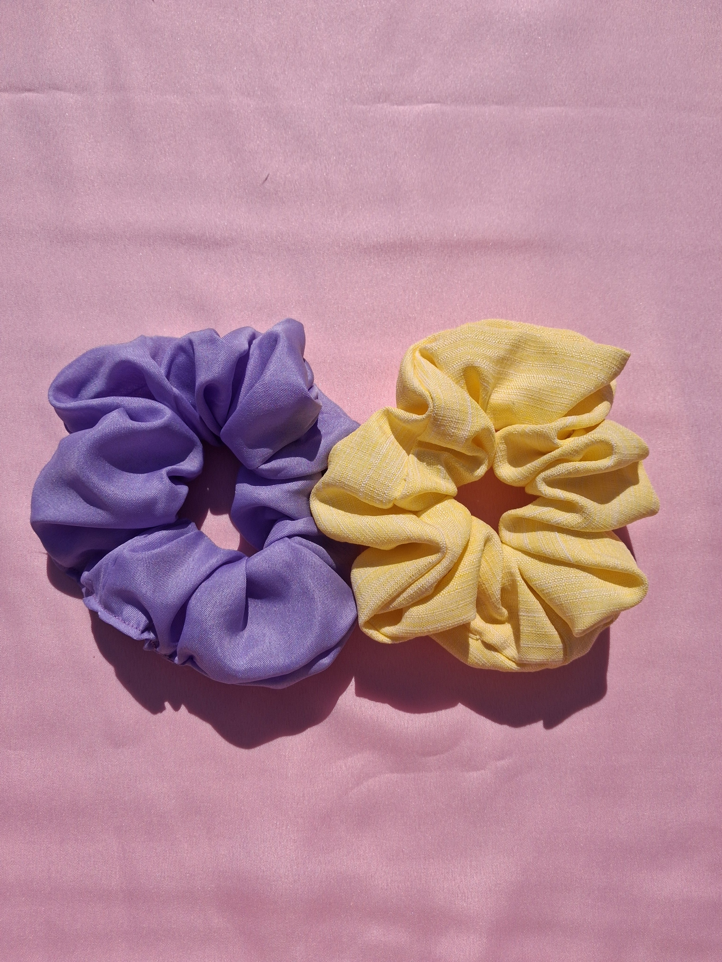 Lavender Sunshine Scrunchie Set