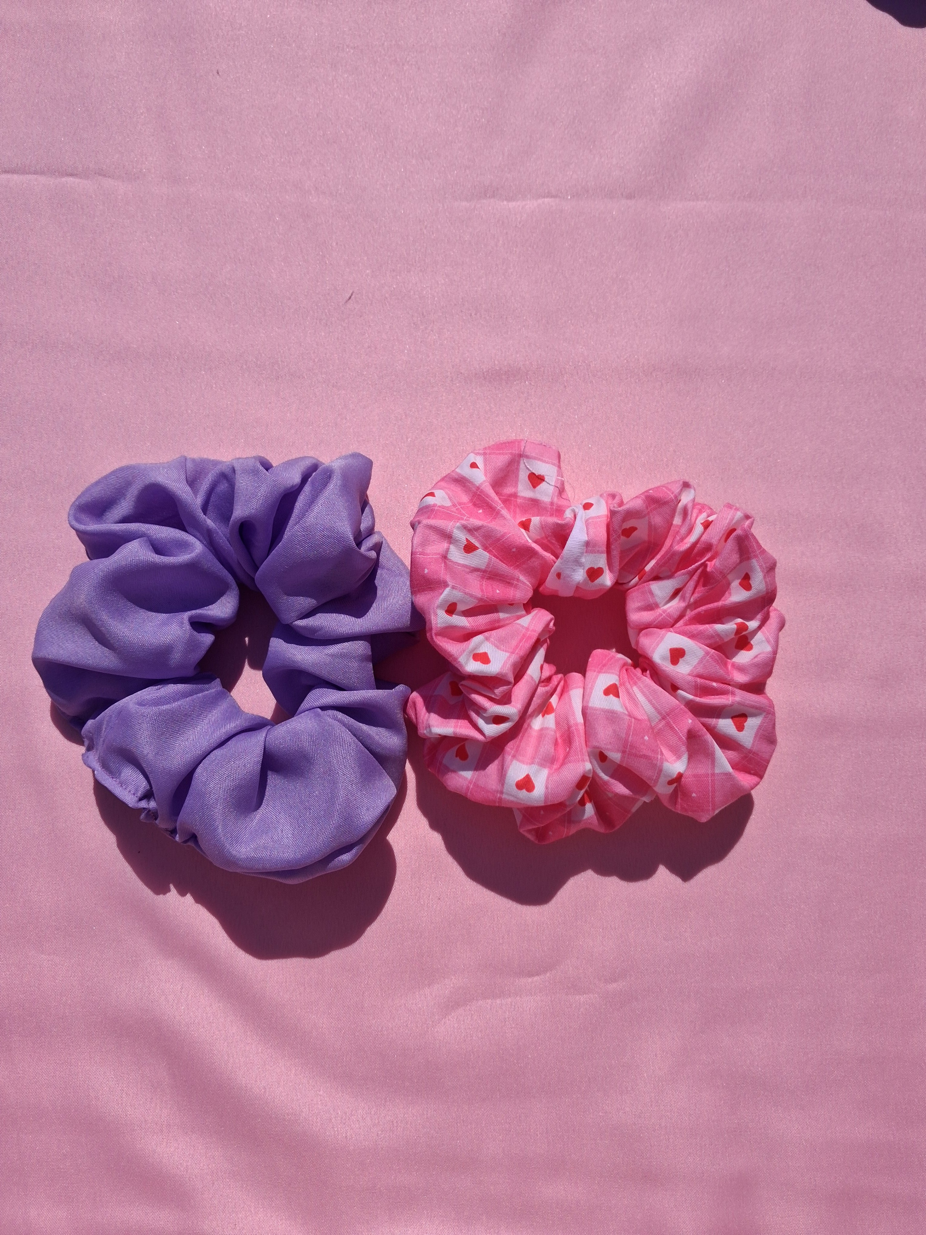 Sweetheart Lavender Scrunchie Set
