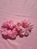 Blushing Hearts Scrunchie Set
