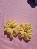 Sunshine Yellow Scrunchie Set