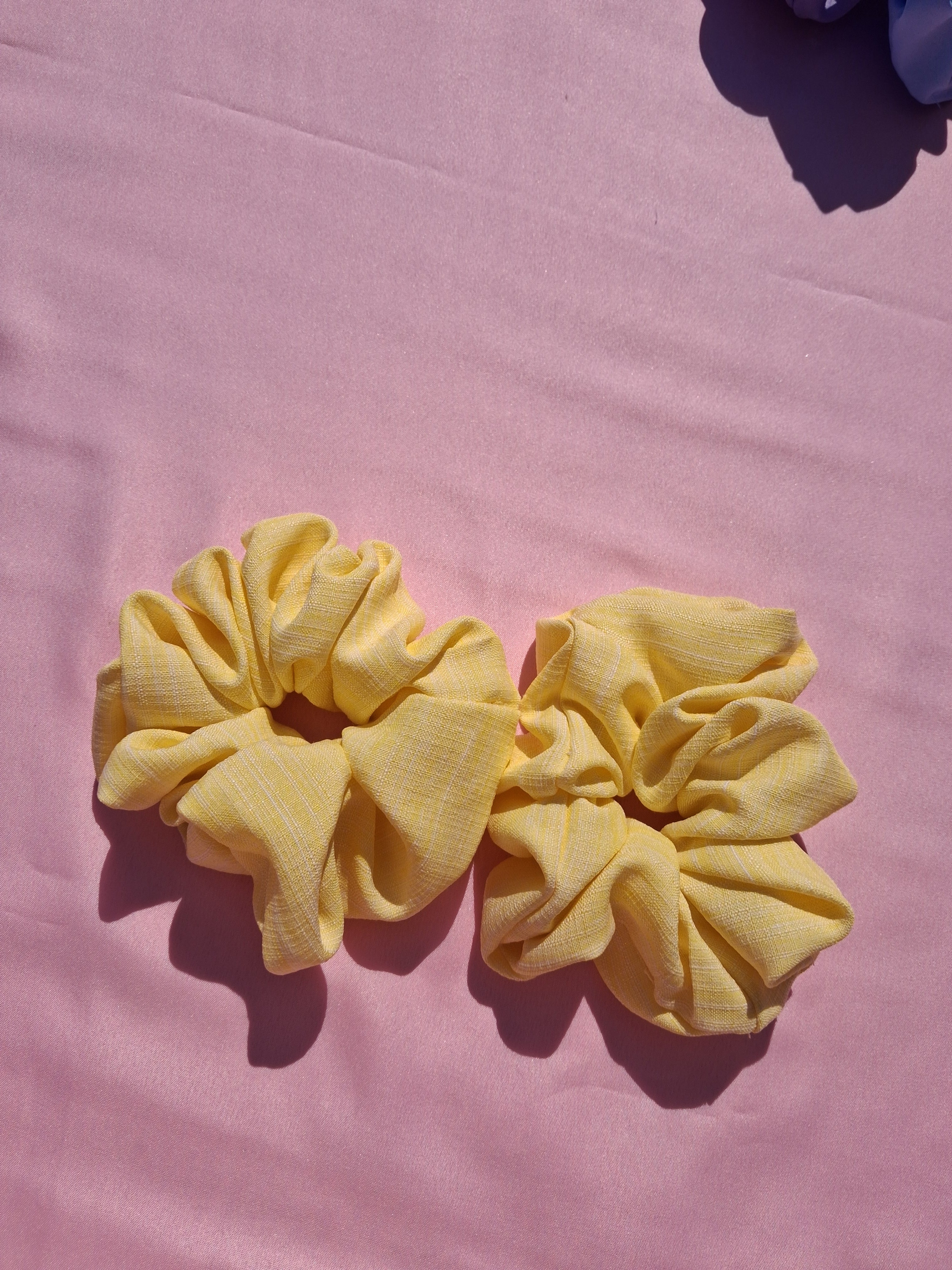 Sunshine Yellow Scrunchie Set