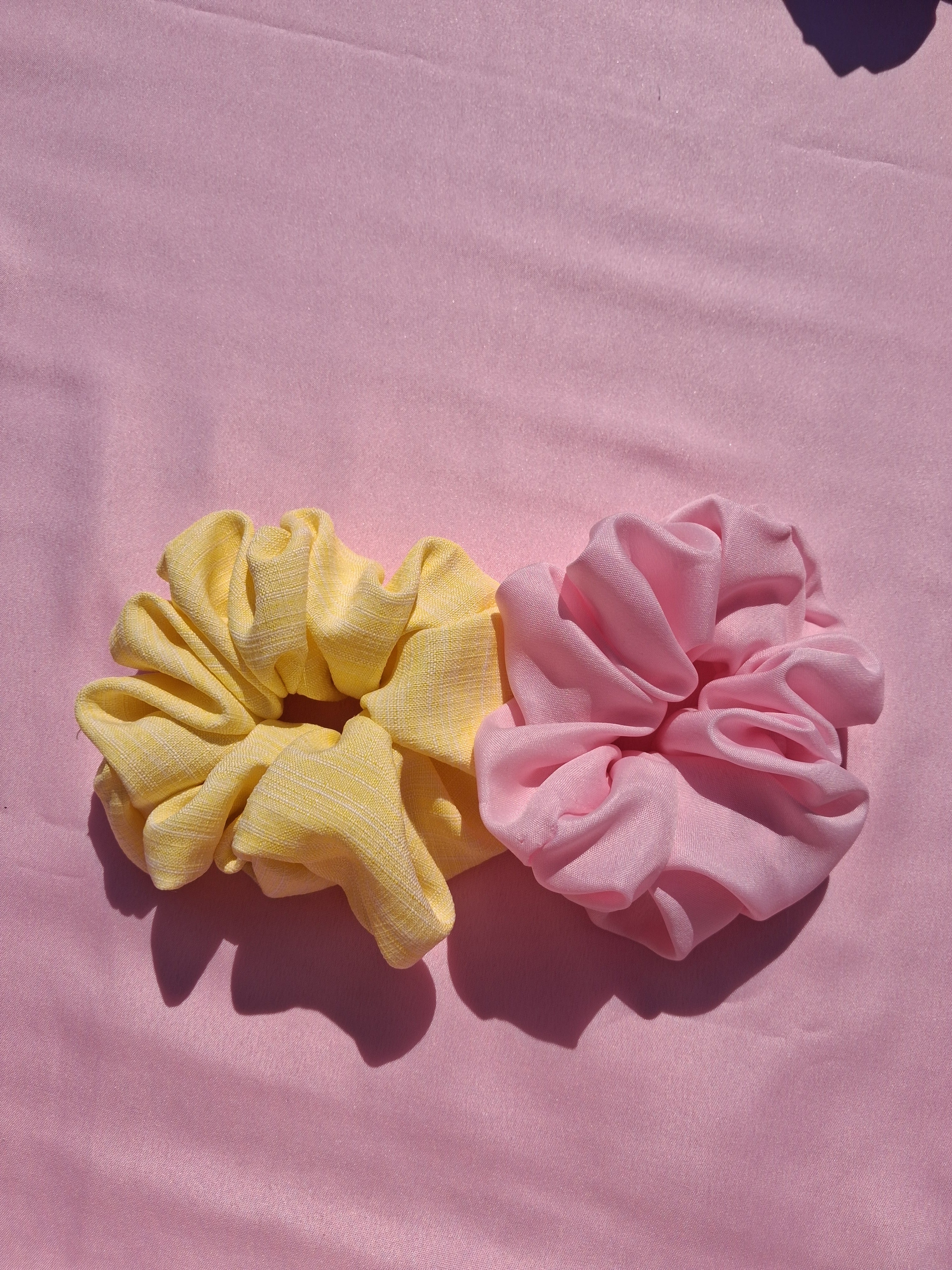 Sunshine & Blush Scrunchie Set
