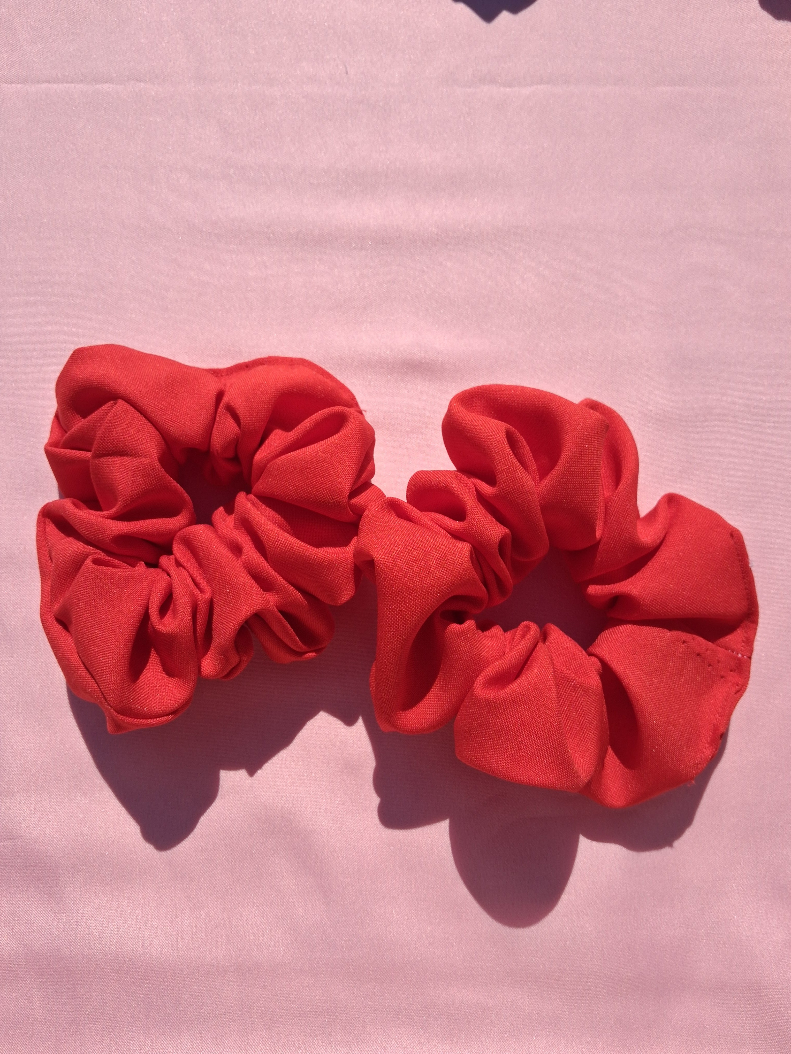 Cherry Red Scrunchie Set