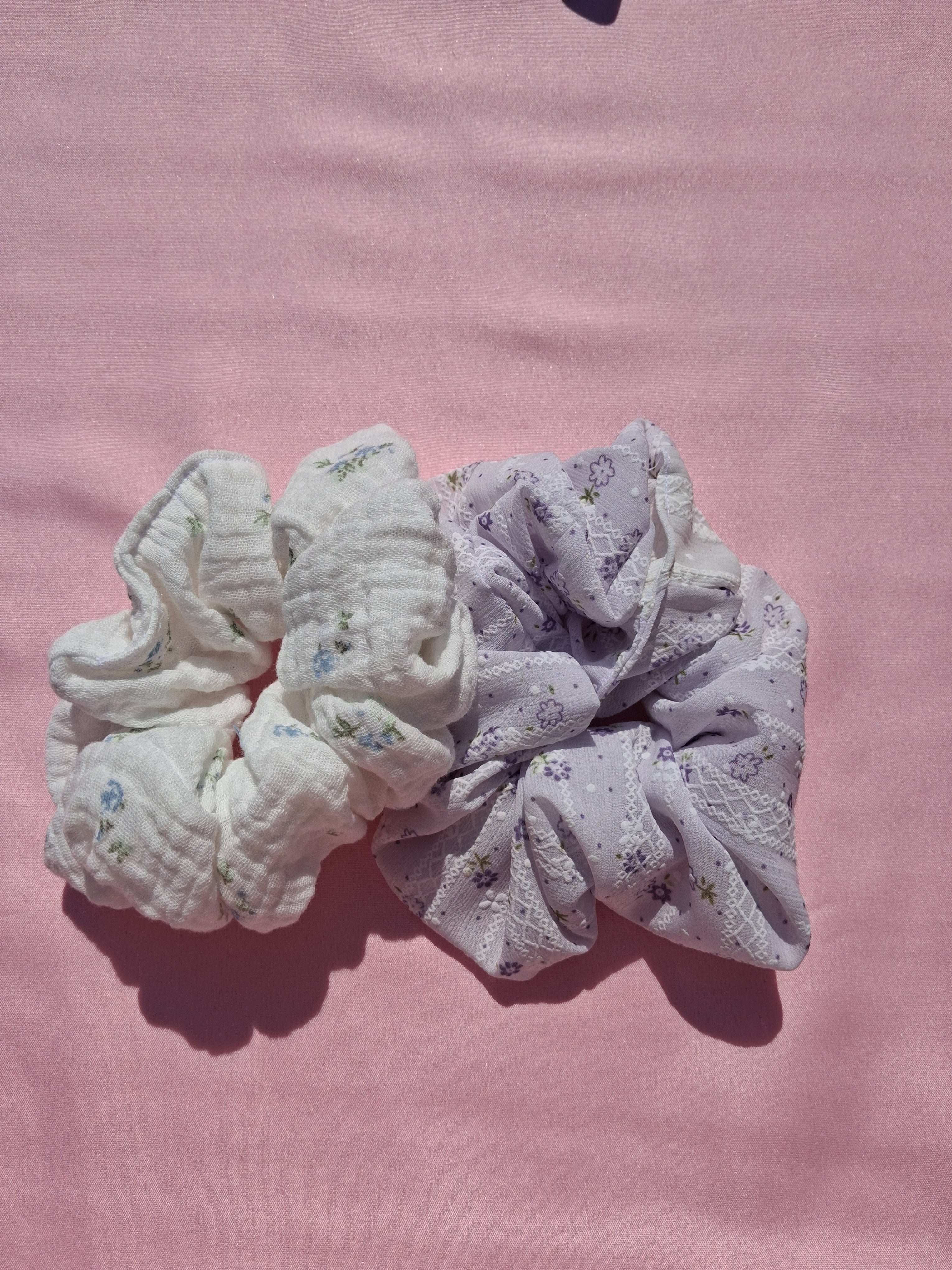 Cottage Bloom Scrunchie Set