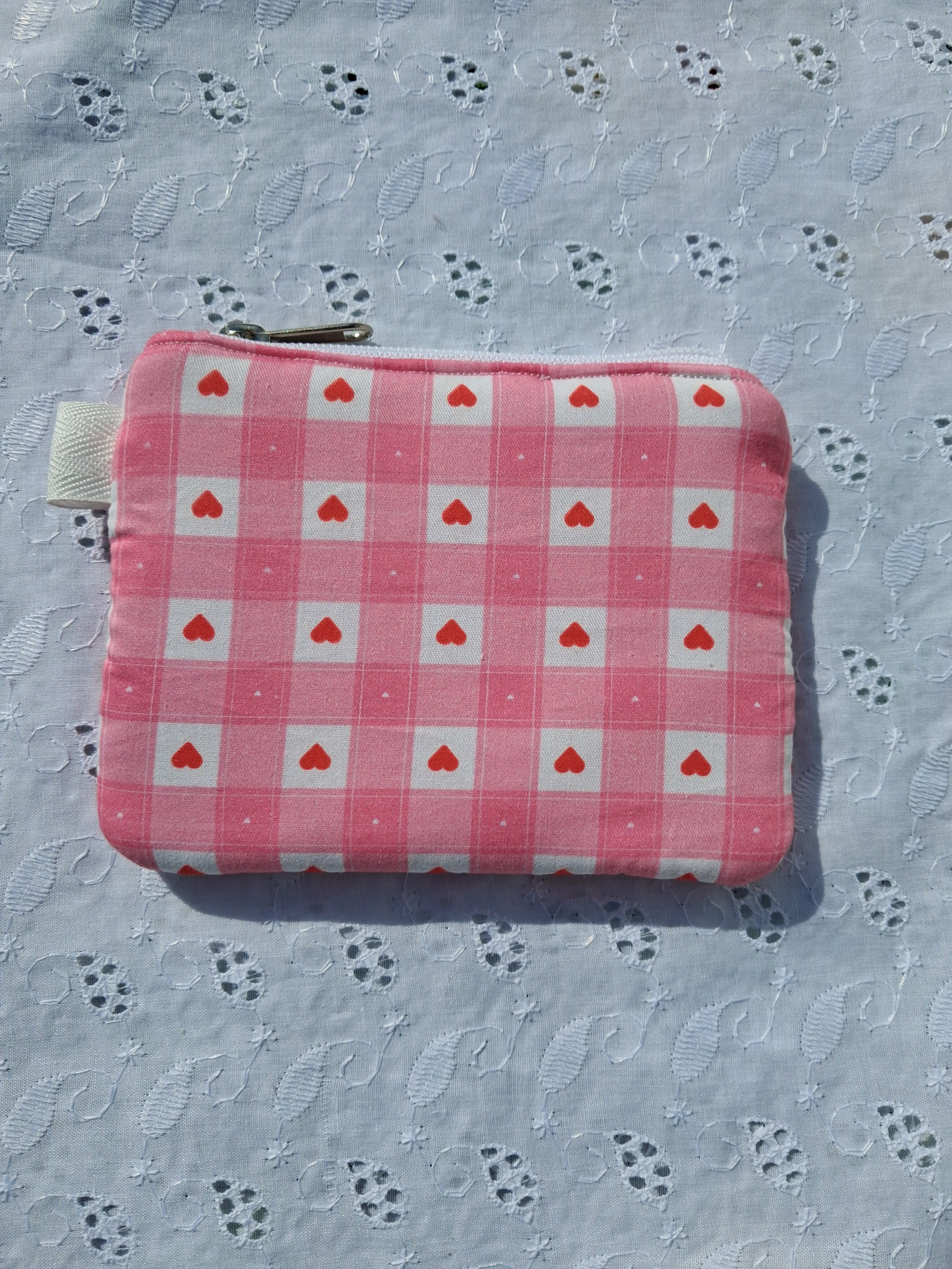 Blush Hearts Sanitary Essentials Bag