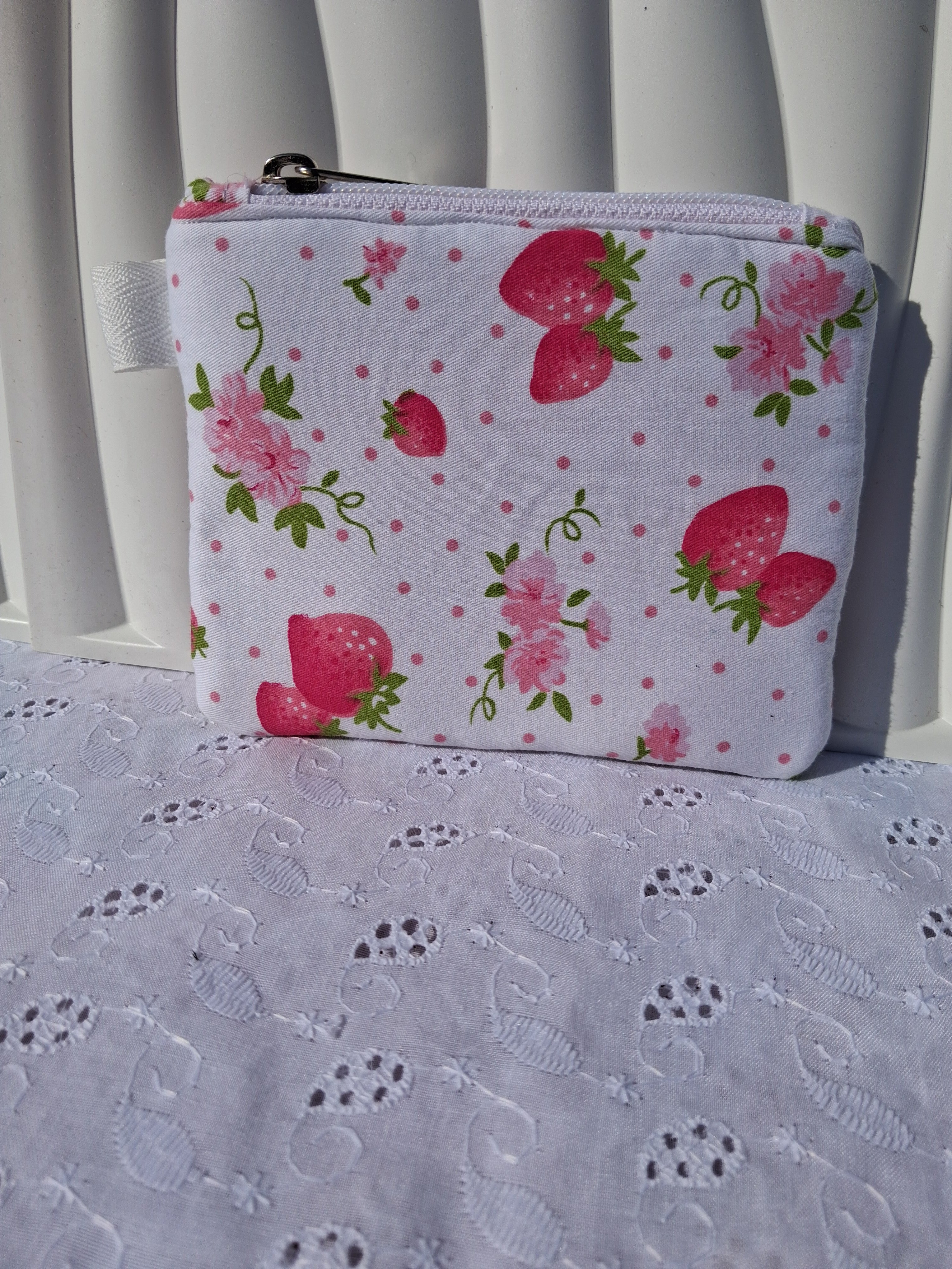 Strawberry Kiss Sanitary Essentials Bag