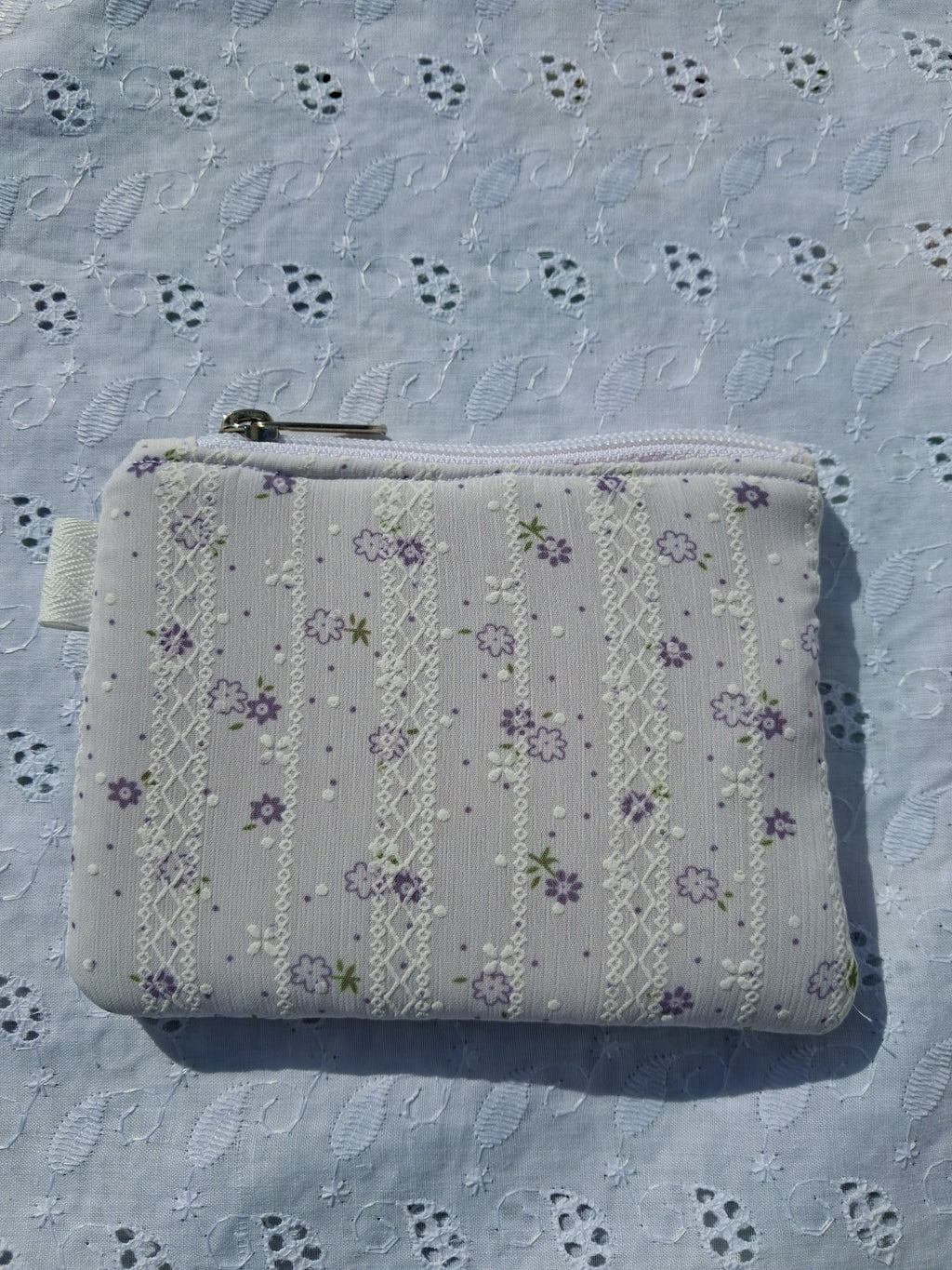 Lavender Lace Sanitary Essentials Bag