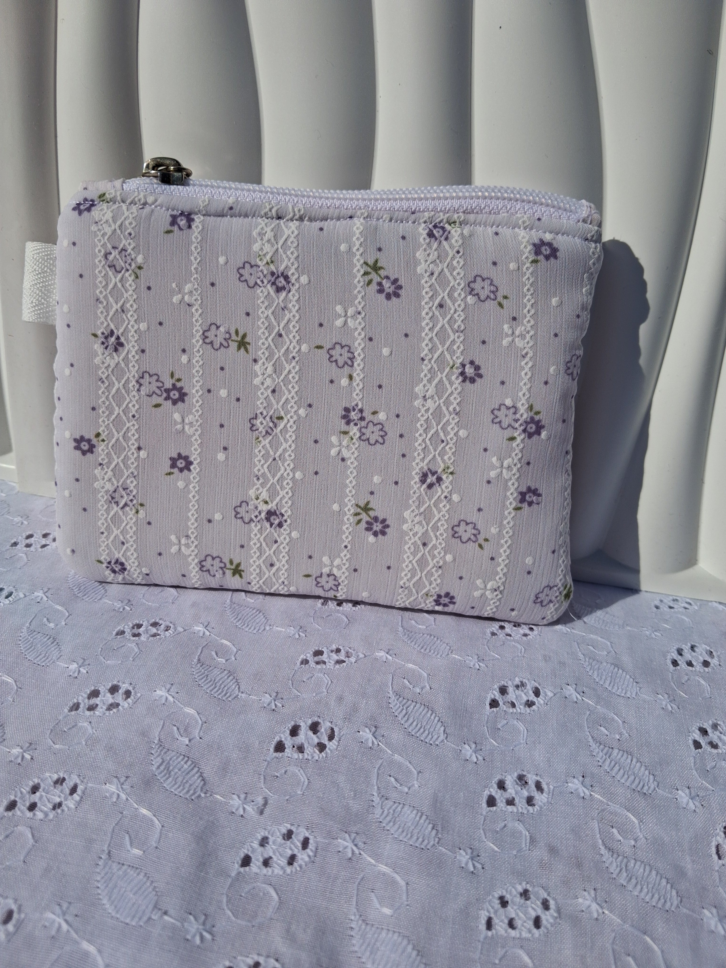 Lavender Lace Sanitary Essentials Bag